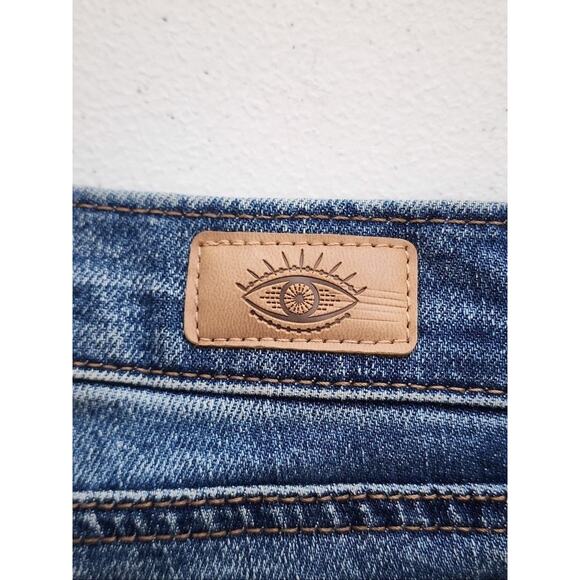 Sofia Jeans Melisa Flare Jeans Womens 6 Blue Stretch Denim Bootcut Mid Rise - Picture 12 of 16